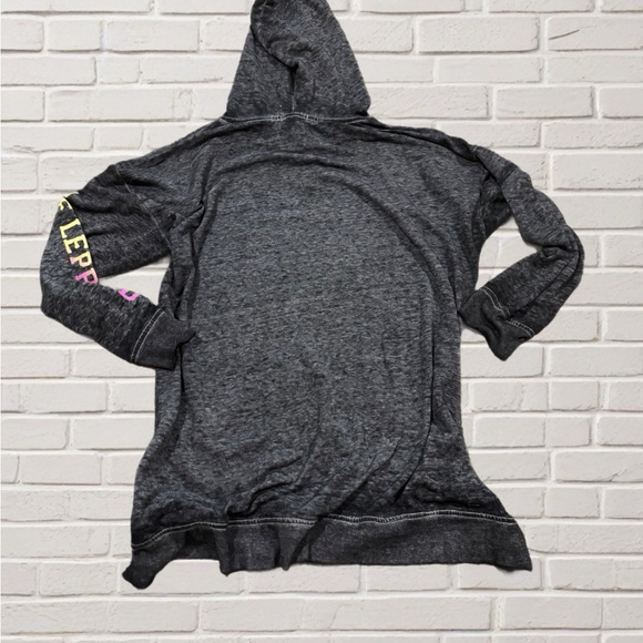 Lane Bryant Def Leppard Love Bites 1987 Charcoal Gray Hoodie Plus Grunge 18/20 - Picture 2 of 4